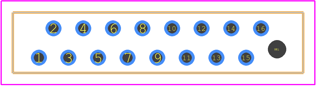1-338068-6 - TE Connectivity PCB footprint - Other - Other - 1-338068-6-2