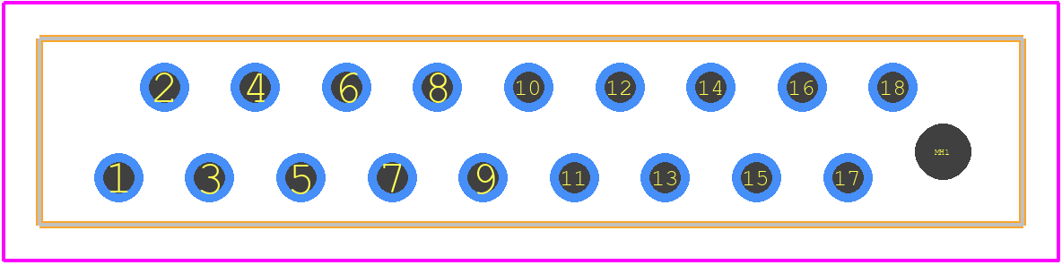 1-338068-8 - TE Connectivity PCB footprint - Other - Other - 1-338068-8-2