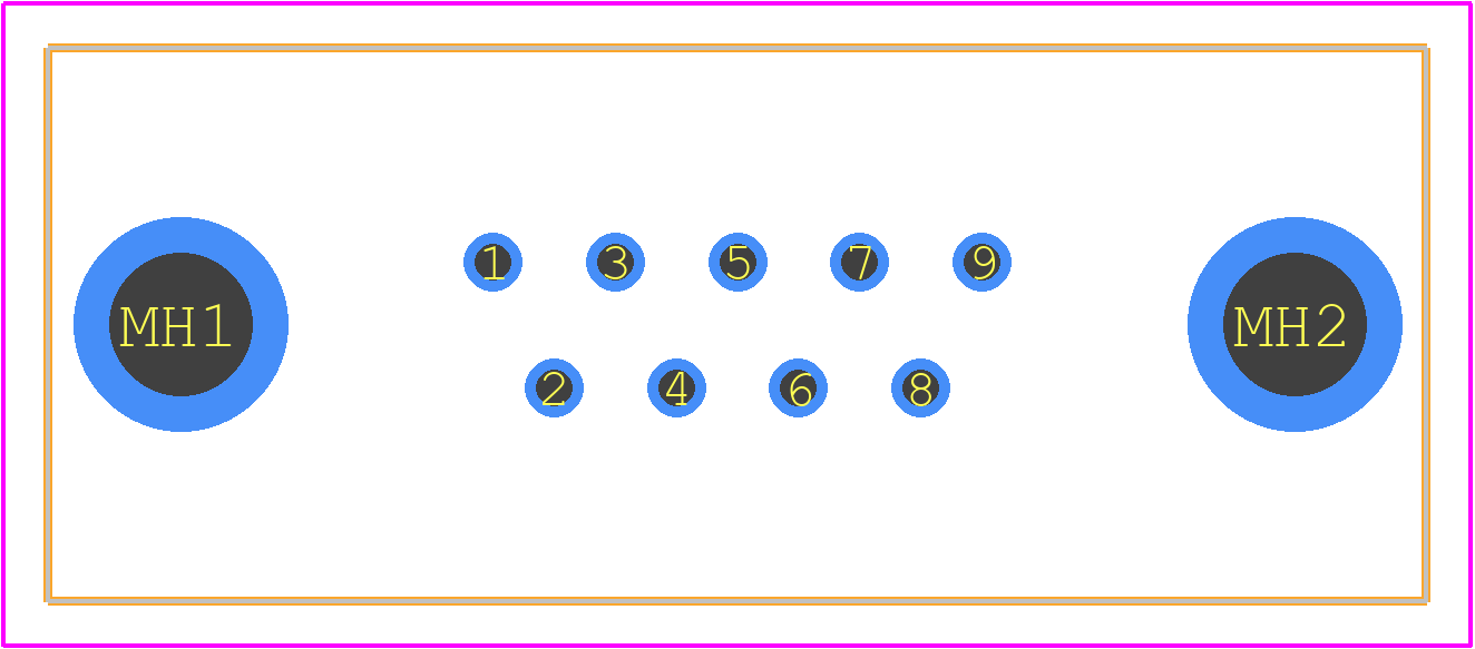 1-338313-2 - TE Connectivity PCB footprint - Other - Other - 1-338313-2-2