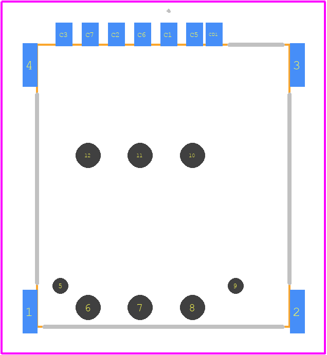 NSIM-1-A - Same Sky PCB footprint - Other - Other - NSIM-1-A-5