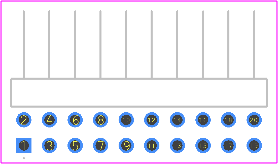 1-826634-0 - TE Connectivity PCB footprint - Other - Other - 1-826634-0-3