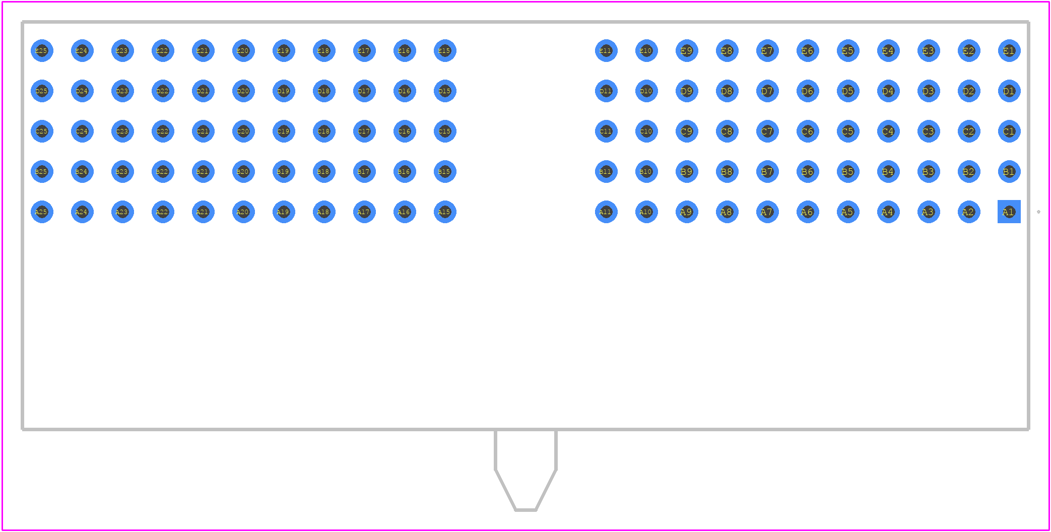 100147-1 - TE Connectivity PCB footprint - Other - Other - 100147-1-1