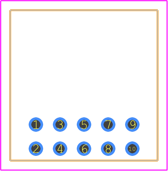 103166-3 - TE Connectivity PCB footprint - Other - Other - 103166-3-1