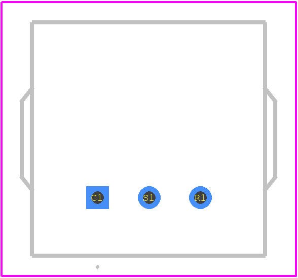 PS1-NO2-2 - Amphenol PCB footprint - Other - Other - PS1-NO2-2-2