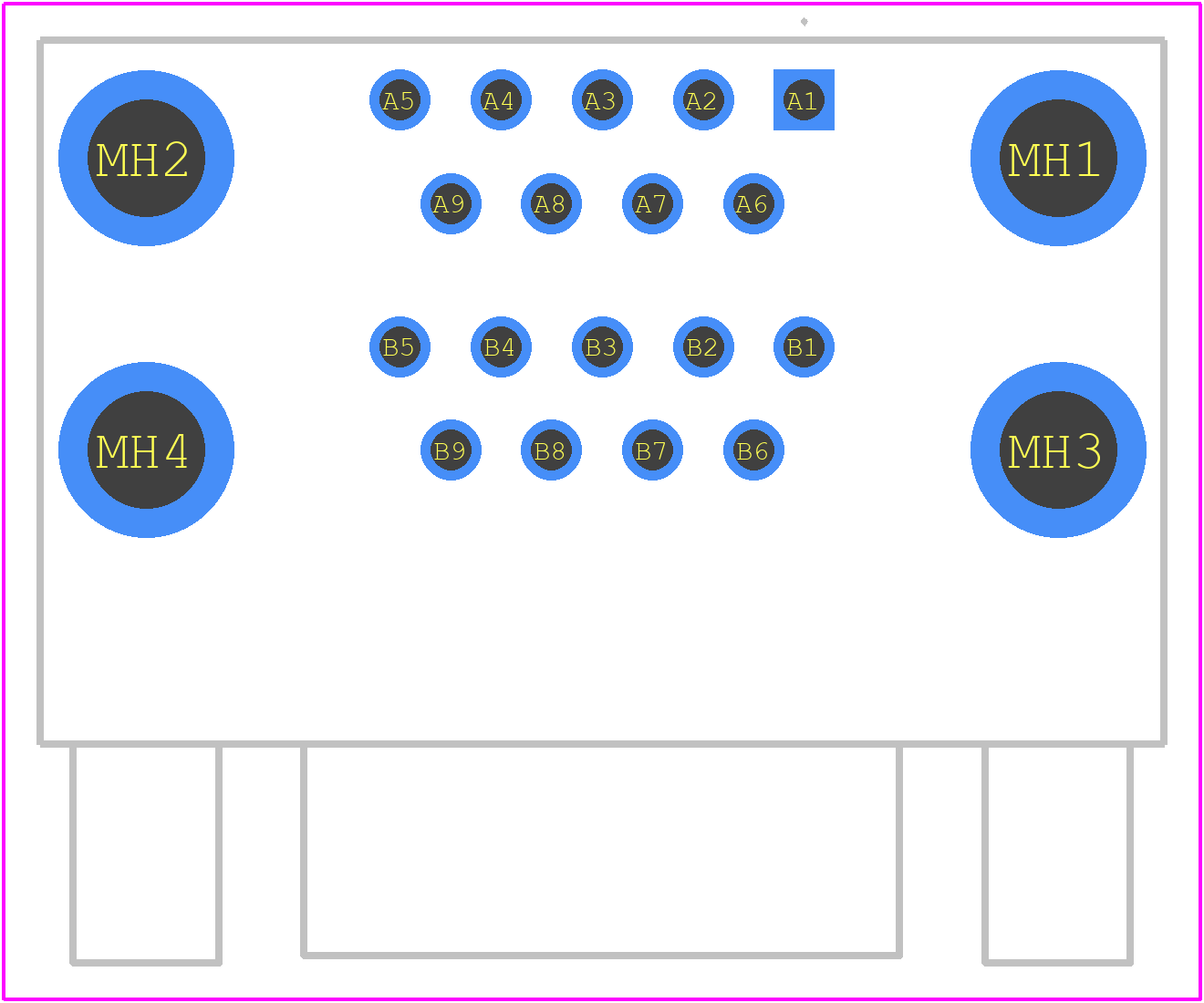 2454917-2 - TE Connectivity PCB footprint - Other - Other - 2454917-2