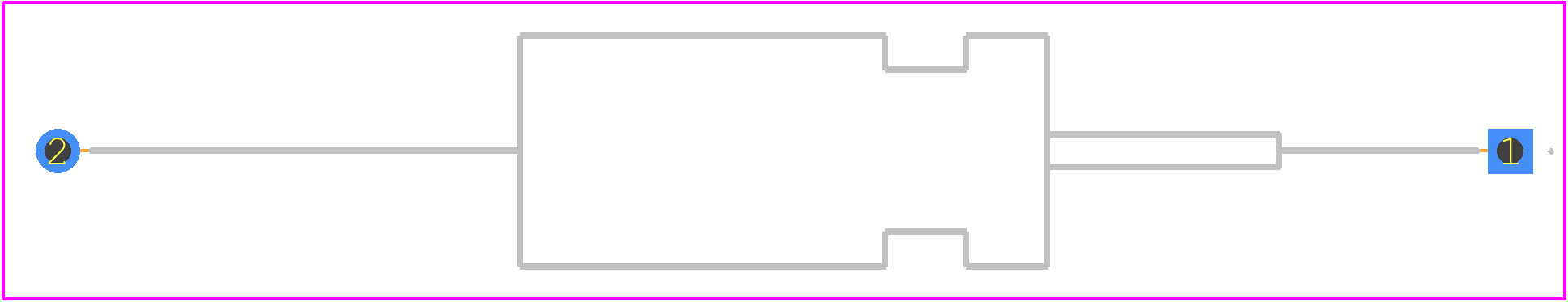 134D157X9060F6 - Vishay PCB footprint - Other - Other - 134D_F