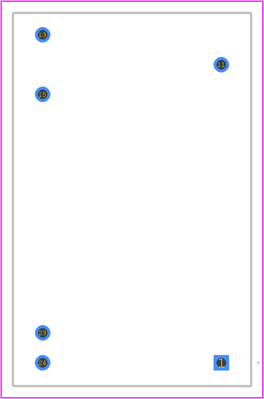 TIM 6-1222 - Traco Power PCB footprint - Other - Other - TIM 6-1222