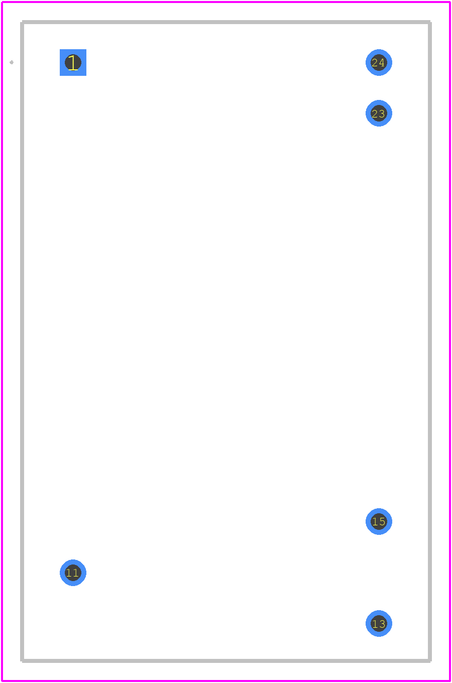 TIM 6-2421 - Traco Power PCB footprint - Other - Other - TIM 6-2421