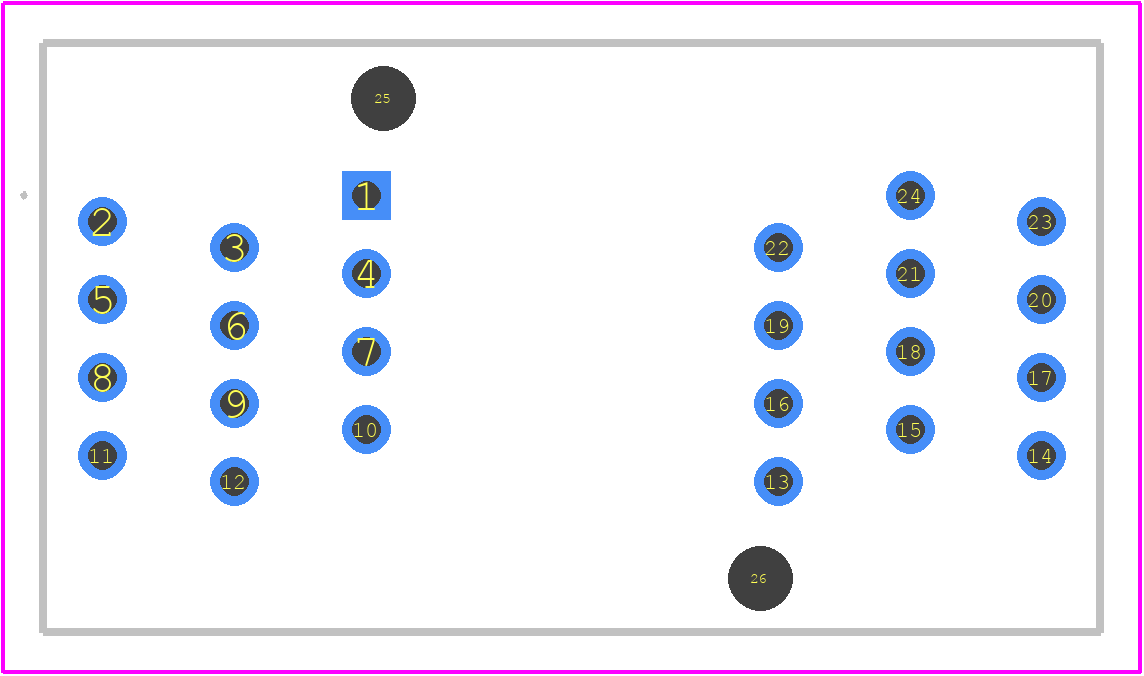 OTS-24-0.65-01 - Enplas PCB footprint - Other - Other - OTS-24-0.65-01-1