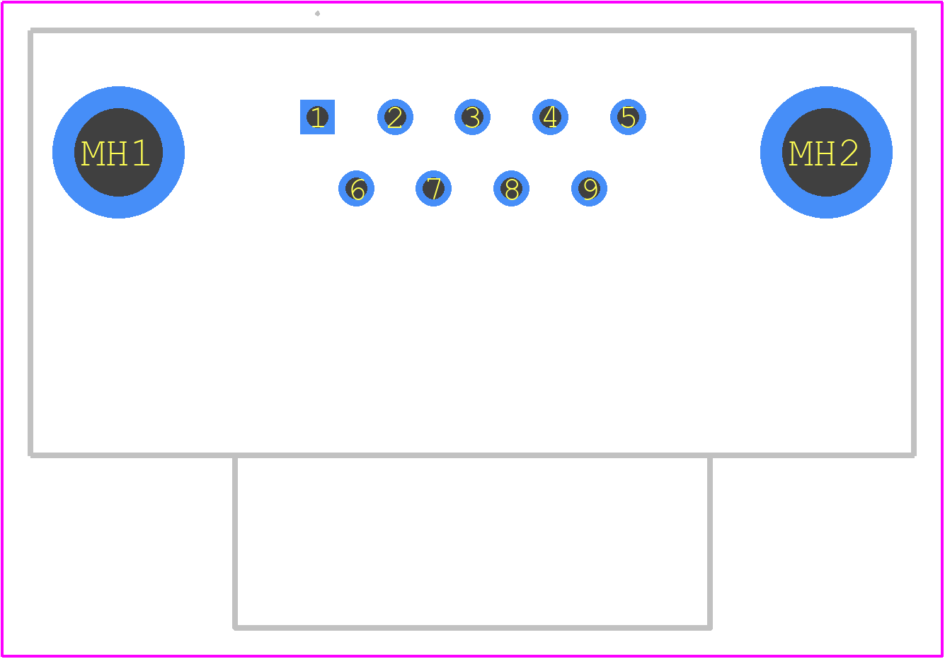 1393481-5 - TE Connectivity PCB footprint - Other - Other - 1393481-5-3