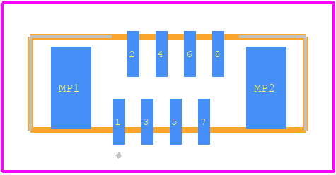 1734742-8 - TE Connectivity PCB footprint - Other - Other - 1734742-8-2