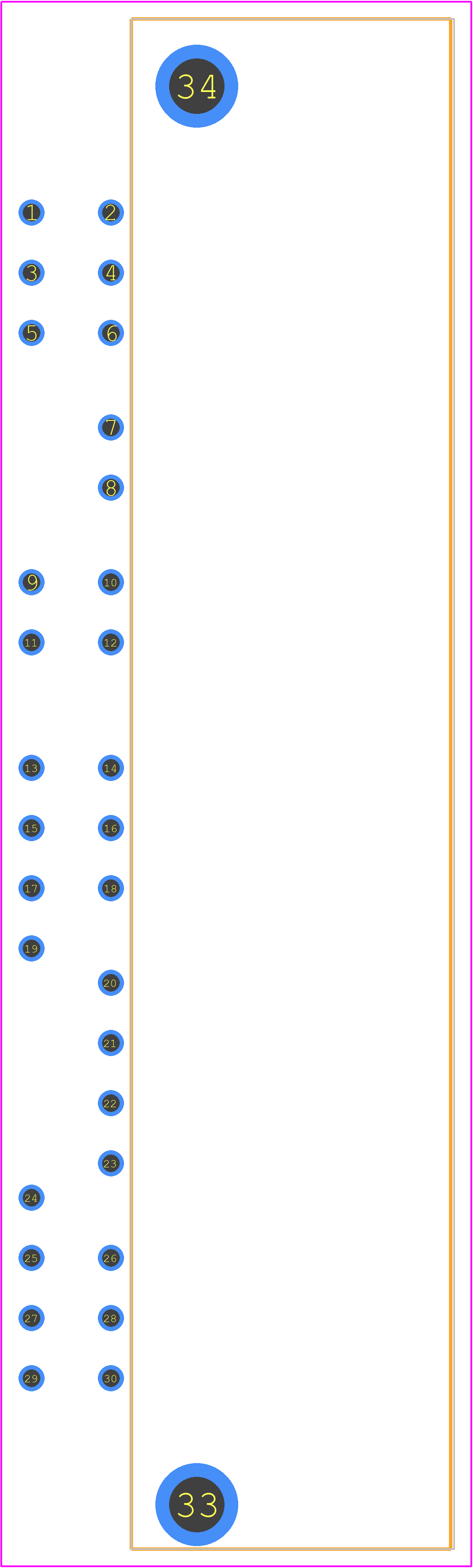 173866-1 - TE Connectivity PCB footprint - Other - Other - 173866-1