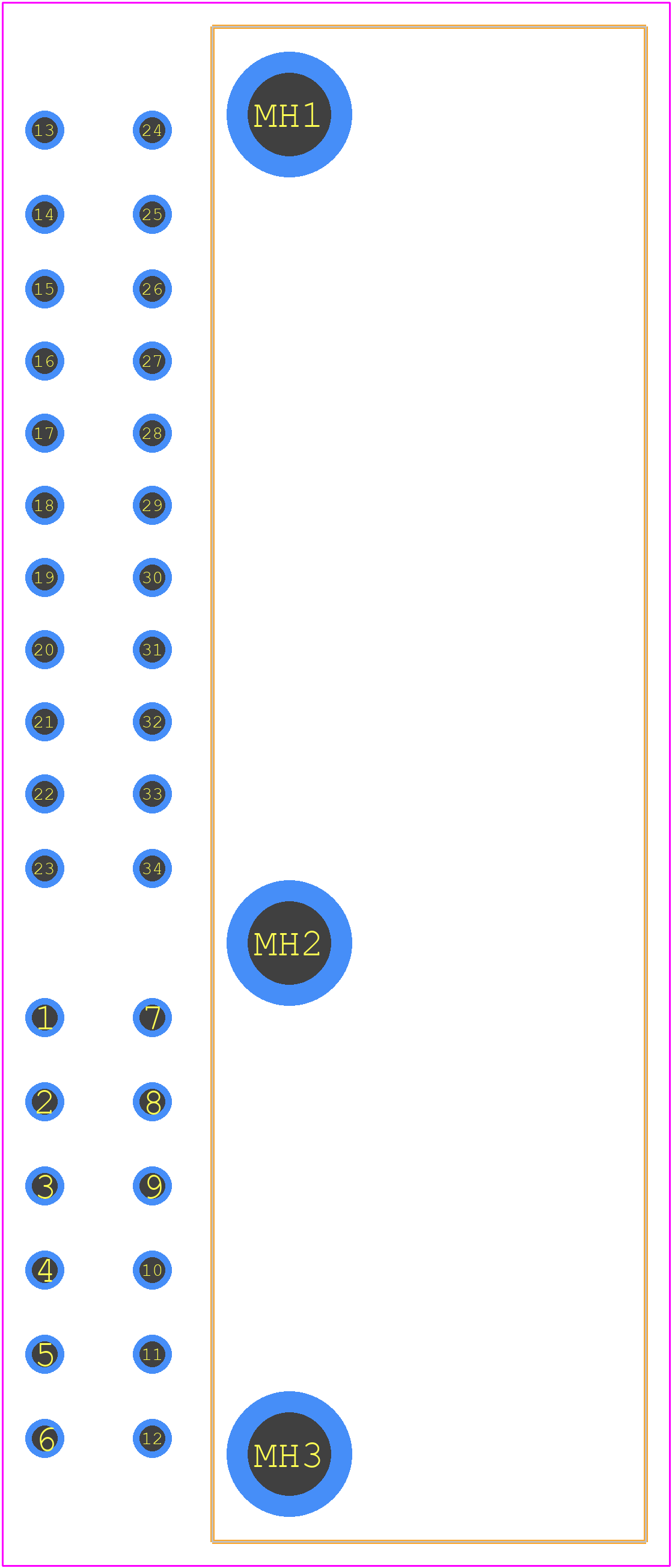 175444-1 - TE Connectivity PCB footprint - Other - Other - 175444-1-1