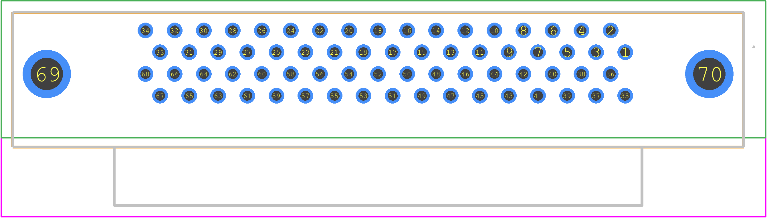 1761028-4 - TE Connectivity PCB footprint - Other - Other - 1761028-4