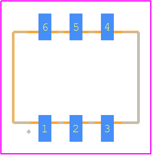 1825010-6 - TE Connectivity PCB footprint - Other - Other - 1825010-6-5