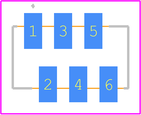 188275-6 - TE Connectivity PCB footprint - Other - Other - 188275-6-1
