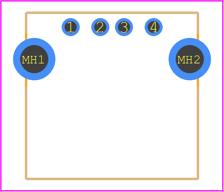 1903814-1 - TE Connectivity PCB footprint - Other - Other - 1903814-1-1