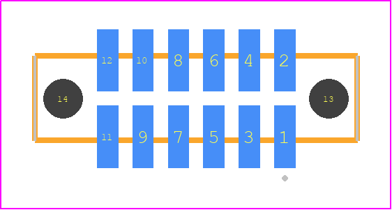 SFC-106-T2-F-D-A - SAMTEC PCB footprint - Other - Other - SFC-106-T2-XX-D-A