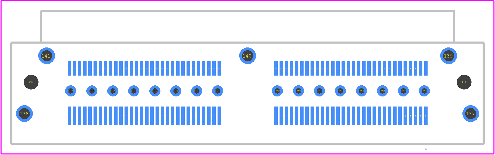 QTH-060-01-L-D-RA - SAMTEC PCB footprint - Other - Other - QTH-060-01-L-D-RA-6