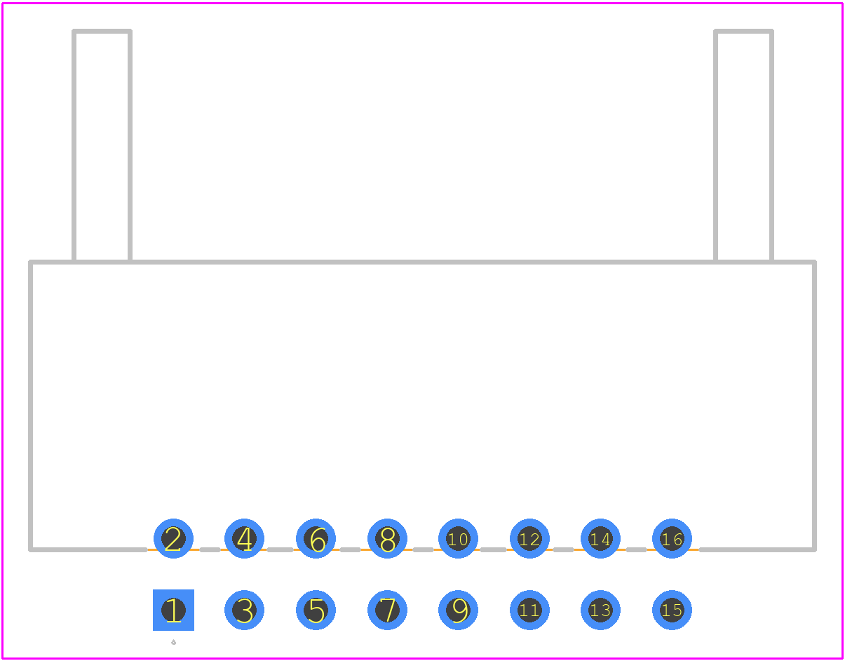 2-1761609-6 - TE Connectivity PCB footprint - Other - Other - 2-1761609-6-3