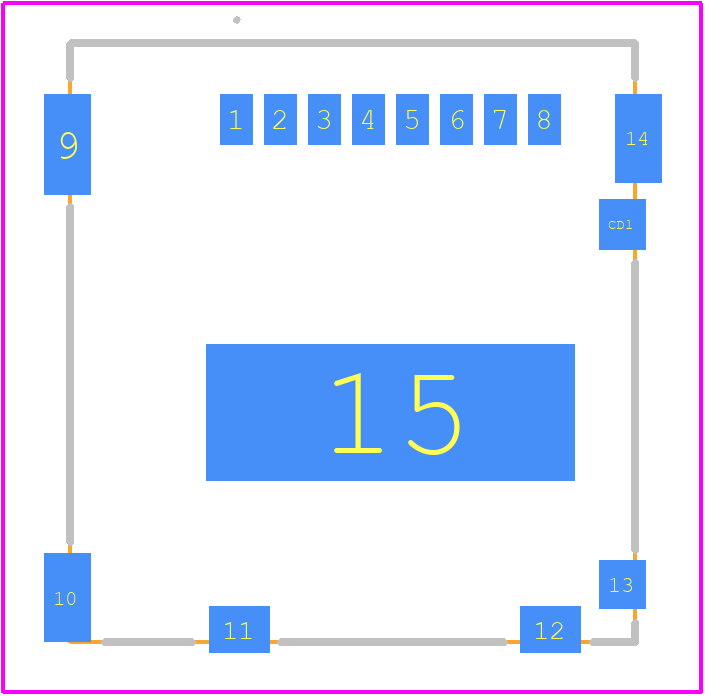 MSD-12-A - Same Sky PCB footprint - Other - Other - MSD-12-A-3