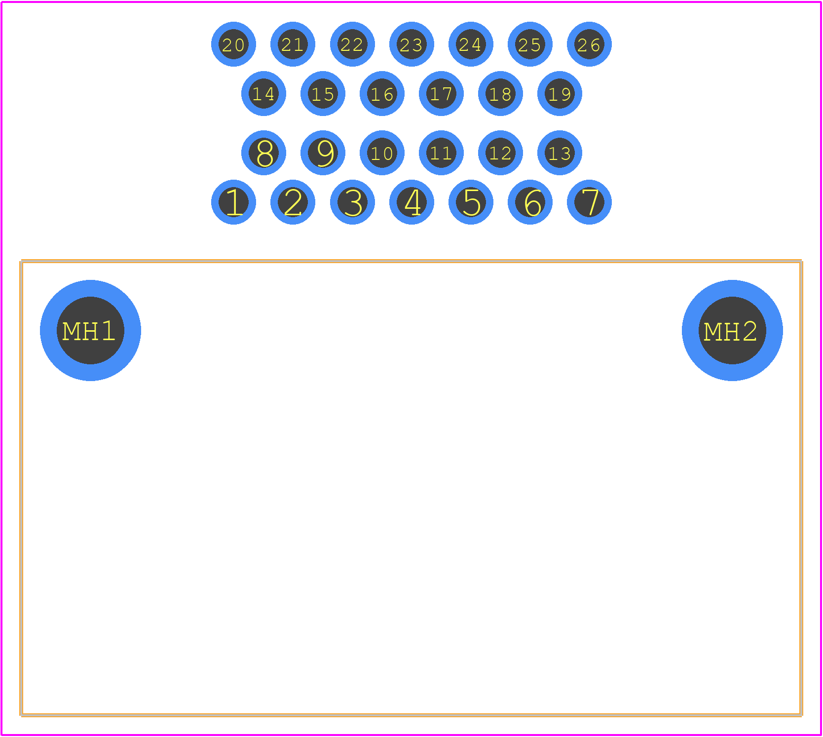 6473423-2 - TE Connectivity PCB footprint - Other - Other - 6473423-2-2