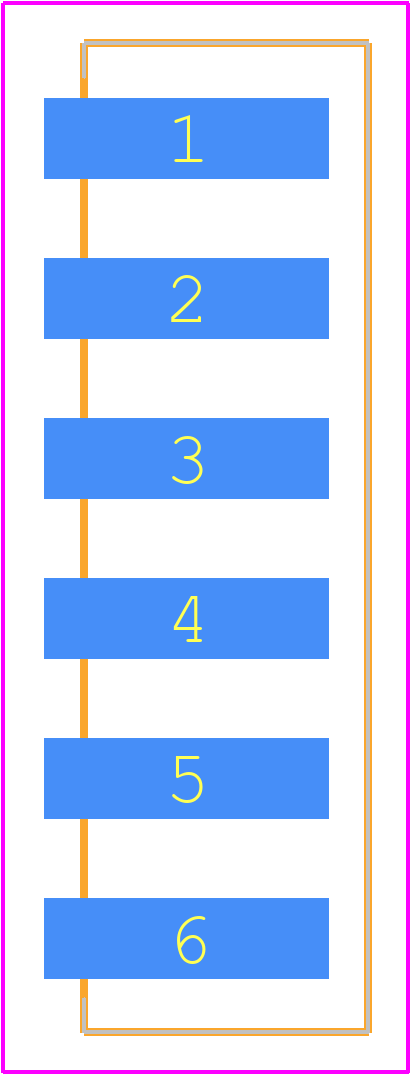 2058703-3 - TE Connectivity PCB footprint - Other - Other - 2058703-3