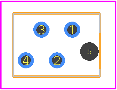 215079-4 - TE Connectivity PCB footprint - Other - Other - 215079-4-5