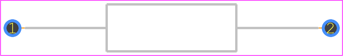 PMR02SJ0102A10 - ROYALOHM PCB footprint - Resistors, Axial Diameter Horizontal Mounting - Resistors, Axial Diameter Horizontal Mounting - PMR02S
