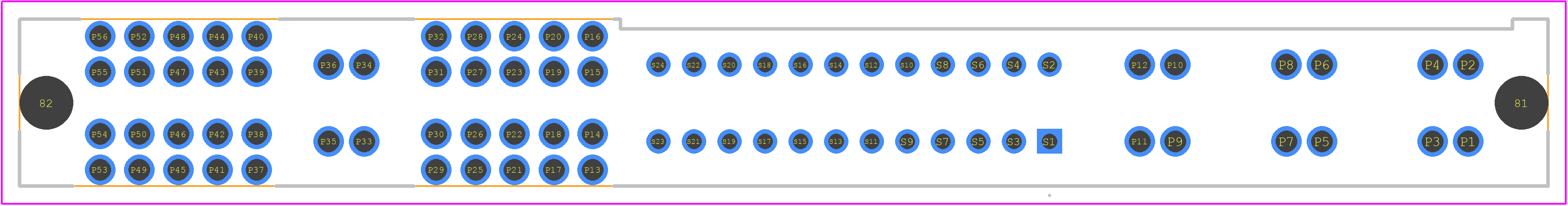 2322260-1 - TE Connectivity PCB footprint - Other - Other - 2322260-1-2