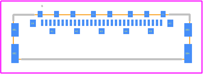 20682-030E-02 - I-Pex PCB footprint - Other - Other - 20682-030E-02-2