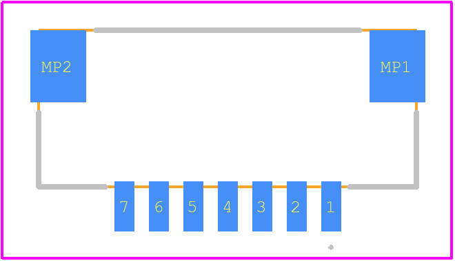 DF14A-7P-1.25H(52) - Hirose PCB footprint - Other - Other - DF14A-7P-1.25H(52)-2