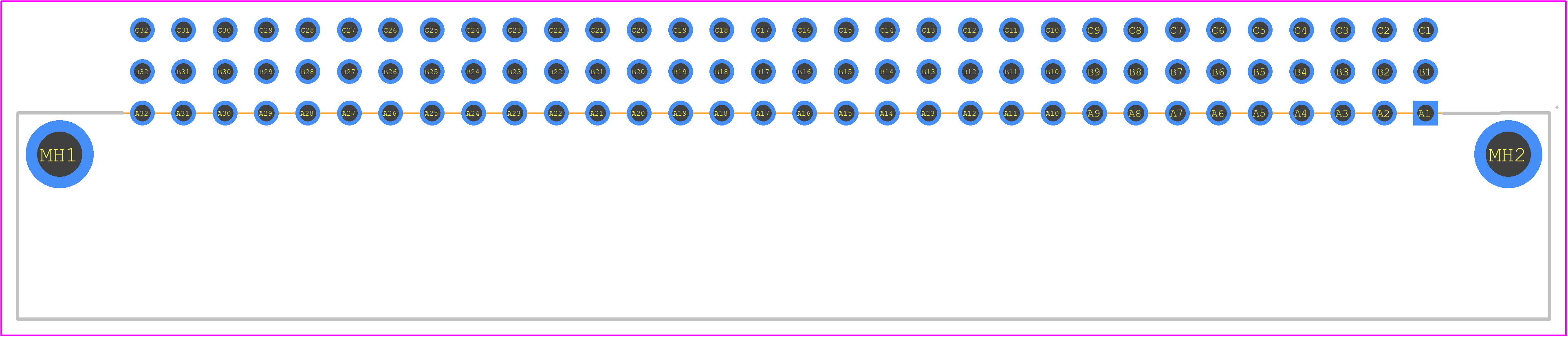 215605-4 - TE Connectivity PCB footprint - Other - Other - 215605-4-2