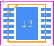 RT8020CGQW - RICHTEK PCB footprint - Small Outline No-lead - Small Outline No-lead - RT8020CGQW-AP