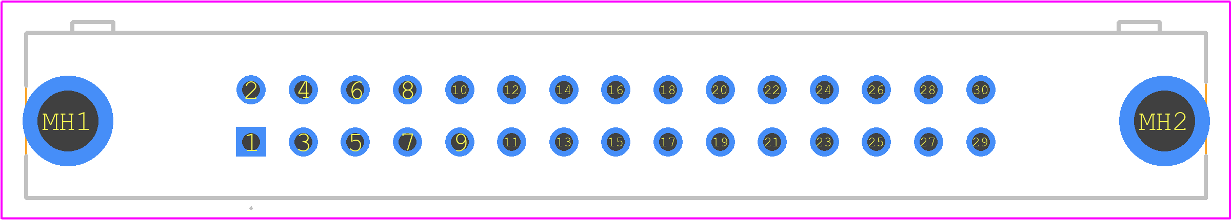7100251549 - 3M PCB footprint - Other - Other - 7100251549-2