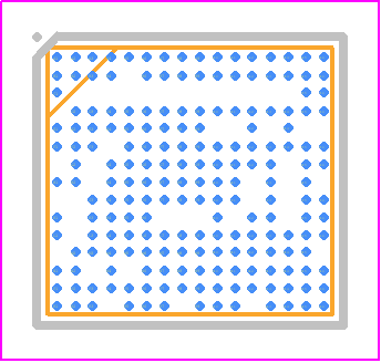 MT6358W/A - Mediatek PCB footprint - BGA - BGA - MT6358W/A