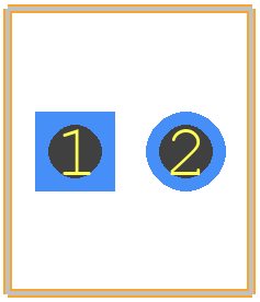 282834-2 - TE Connectivity PCB footprint - Other - Other - 282834-2_1