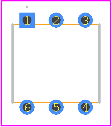 TT1-6-X65+ - Mini-Circuits PCB footprint - Other - Other - X65