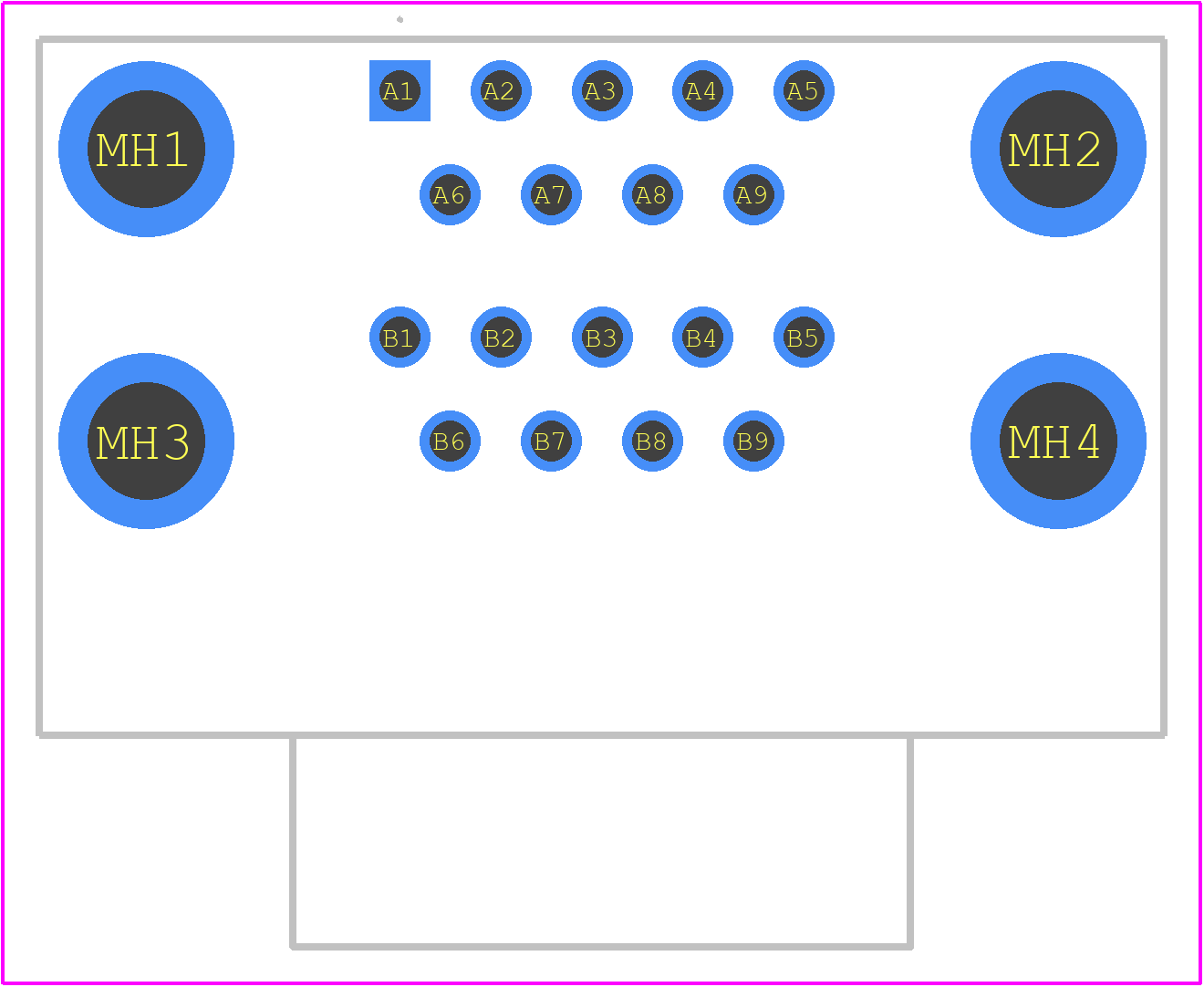 2454917-3 - TE Connectivity PCB footprint - Other - Other - 2454917-3-2