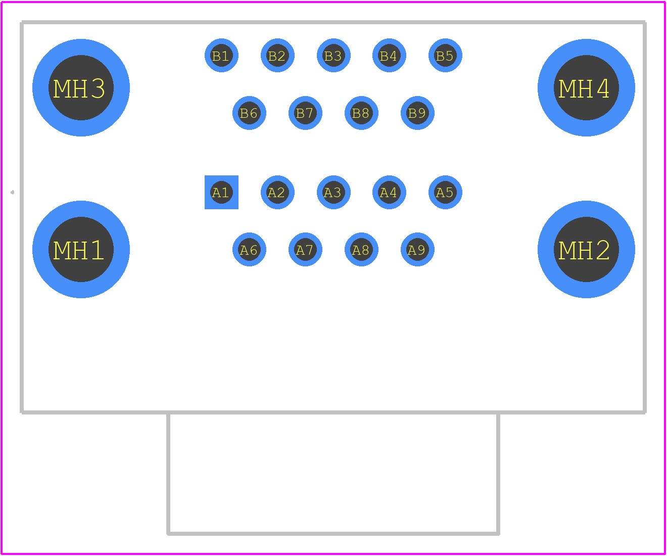 2454917-4 - TE Connectivity PCB footprint - Other - Other - 2454917-4