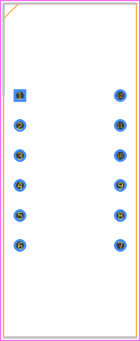 KW4-311CGA - Luckylight PCB footprint - Dual-In-Line Sockets - Dual-In-Line Sockets - DIP-12_2024