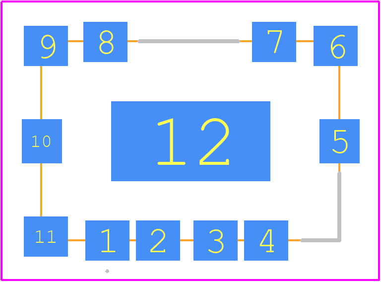 TAMP-72LN+ - Mini-Circuits PCB footprint - Other - Other - TAMP-72LN+-1
