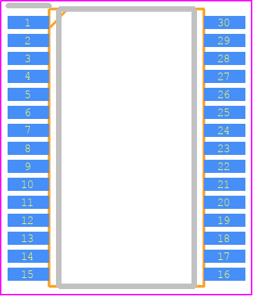 BD8325FVT-ME2 - ROHM Semiconductor PCB footprint - Small Outline Packages - Small Outline Packages - BD8325FVT-ME2