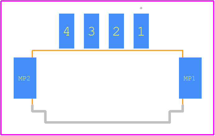 292175-4 - TE Connectivity PCB footprint - Other - Other - 292175-4-3