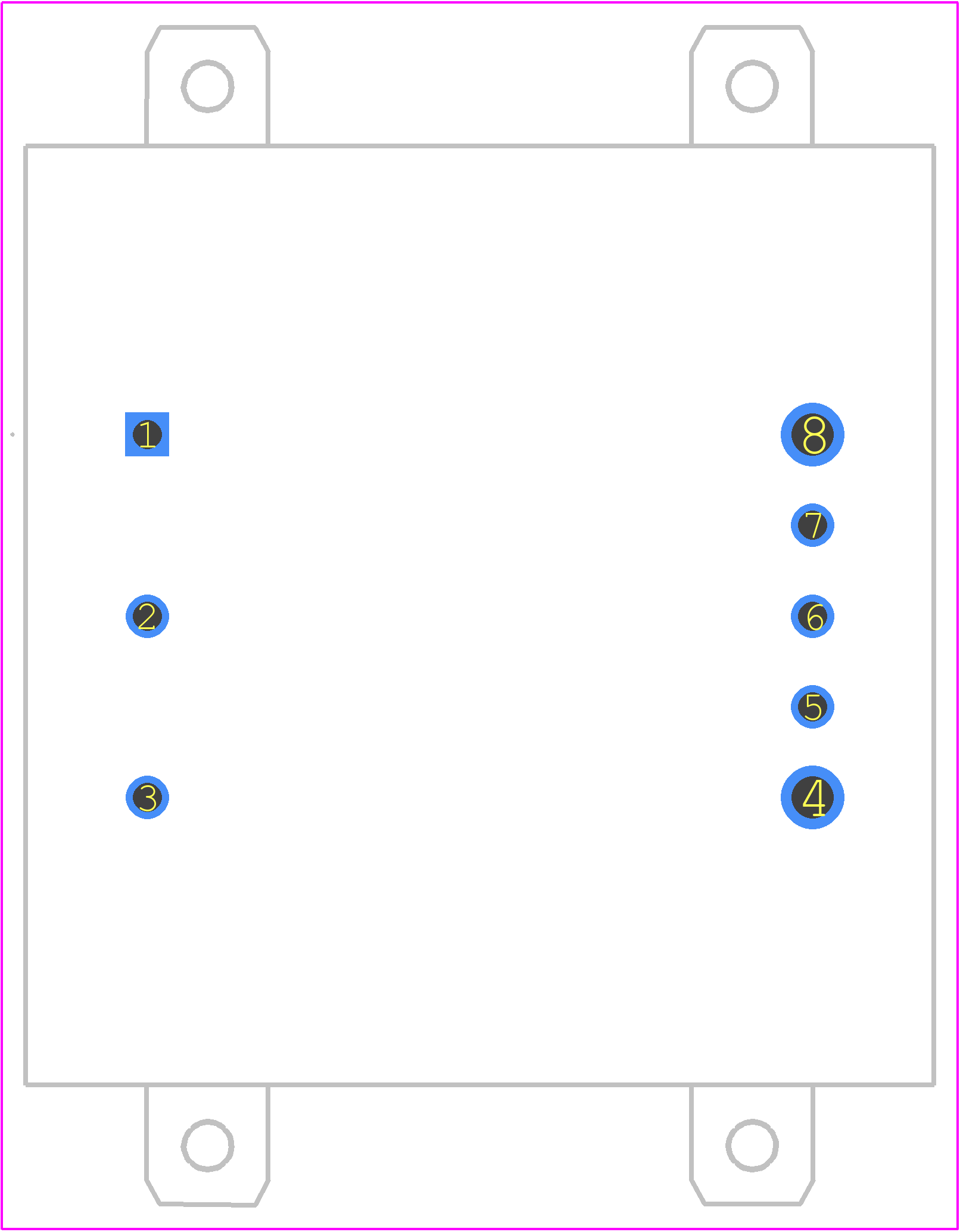 RGB4W500W033A-003 - TDK Lambda PCB footprint - Other - Other - RGB4W500W033A-003