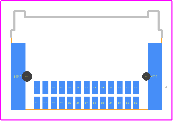 294254-E - TE Connectivity PCB footprint - Other - Other - 294254-E-2