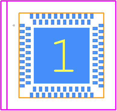SIWN917M100LGTBA - Silicon Labs PCB footprint - Other - Other - SIWN917M100LGTBA-2