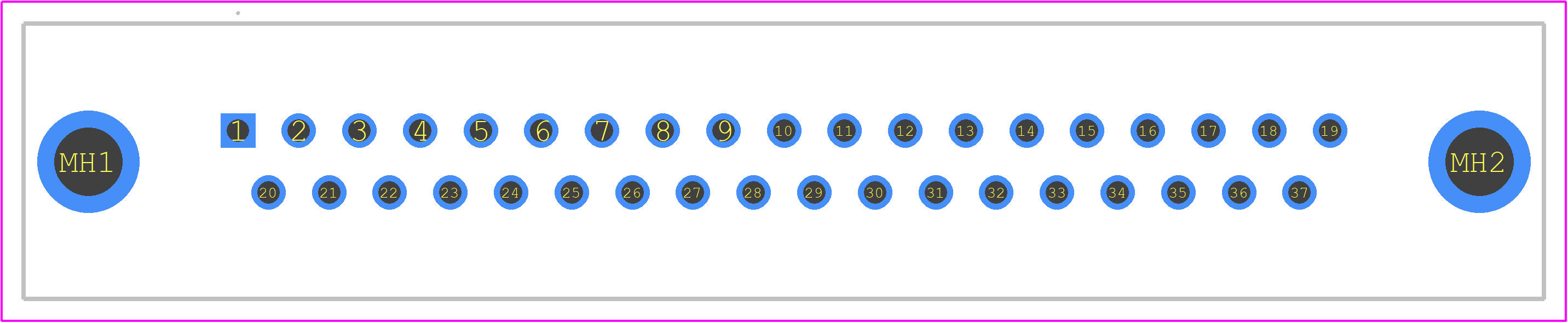 3-1634221-2 - TE Connectivity PCB footprint - Other - Other - 3-1634221-2-1