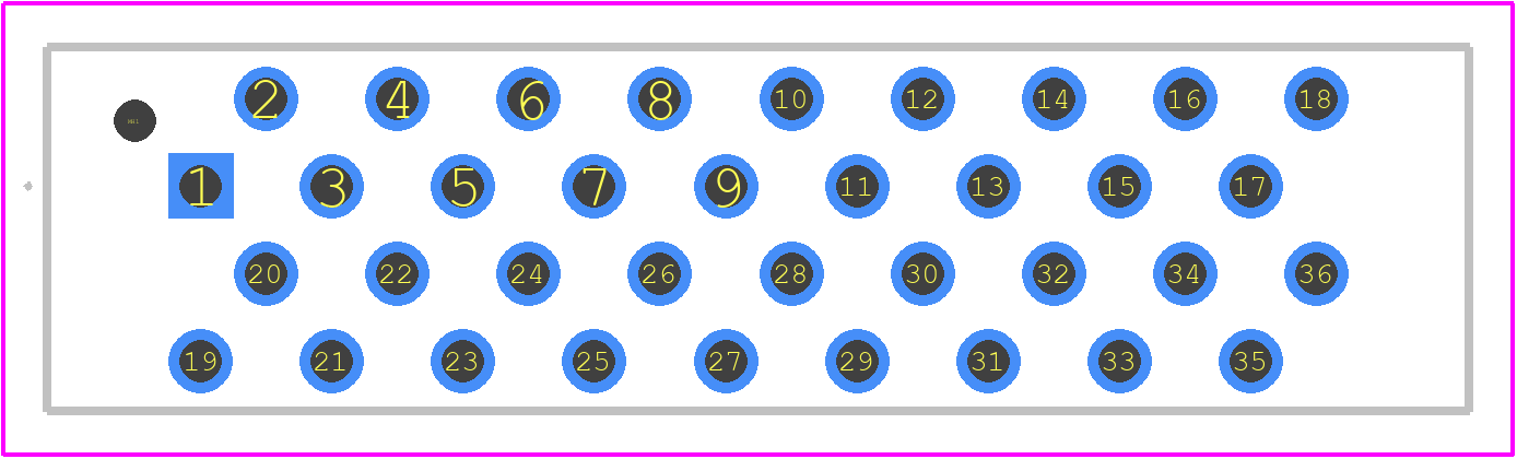 3-292208-6 - TE Connectivity PCB footprint - Other - Other - 3-292208-6-3