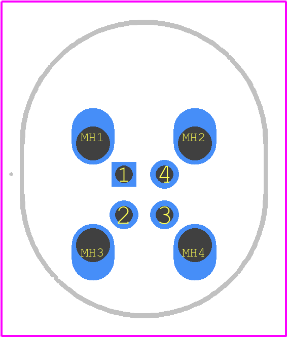 HSD-04C-S-PT-SG-C1-TR - Adam Tech PCB footprint - Other - Other - HSD-04C-S-PT-SG-C1-TR-2